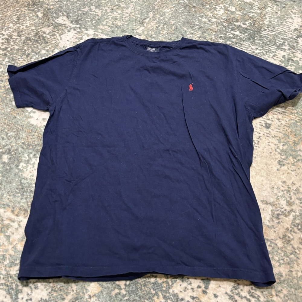 Polo Ralph Lauren T Shirt Size Large Dark Blue